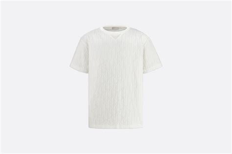 off-white dior oblique cotton terry jacquard t-shirt|Dior Oblique Relaxed.